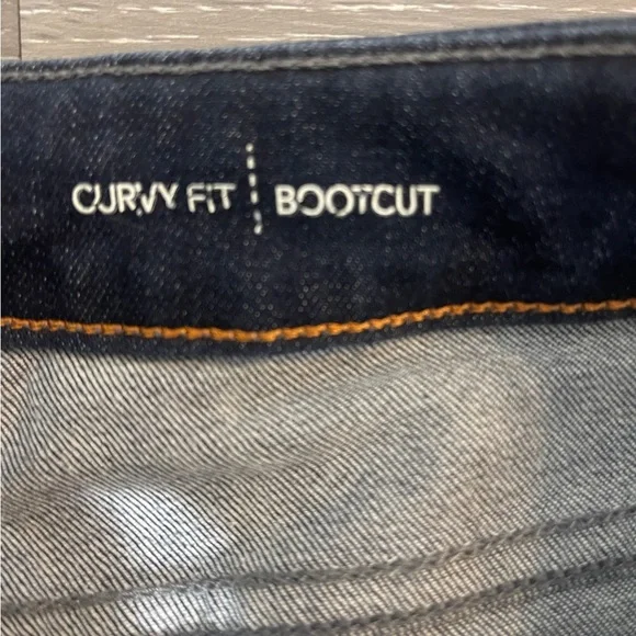 Lee Modern Series Dark Blue Flare Women's Jeans Curvy Fit Bootcut - Picture 5 of 9